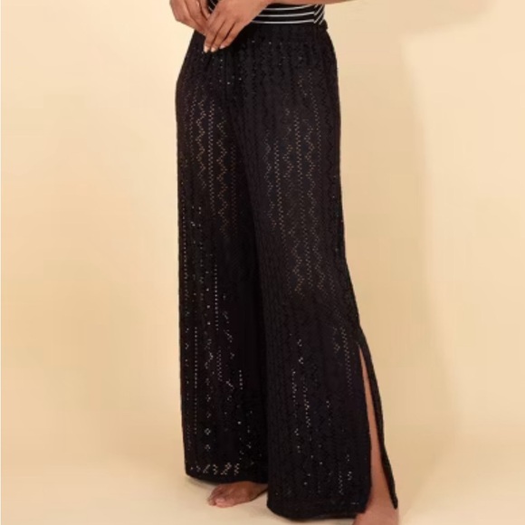 Lands' End Other - Women's Crochet Side Slit Cover Up Pants